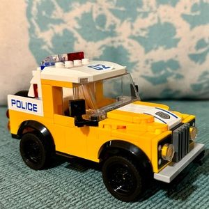 Rare LEGO Custom MOD Jeep Police Pickup